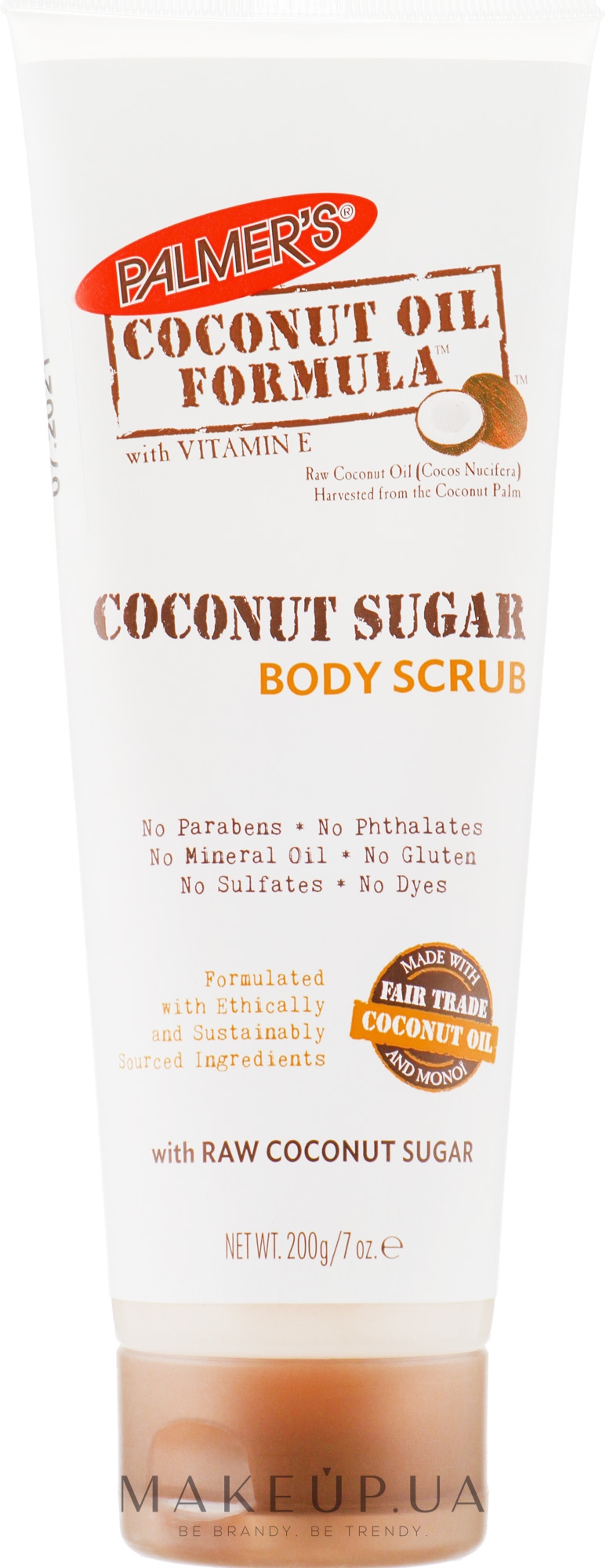 Сахарный скраб для тела - Palmer's Coconut Oil Formula Coconut Sugar Body Scrub — фото 200g