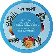 Крем для рук і тіла з екстрактом манго - Dermokil Hand & Body Cream With Mango Extract — фото N1