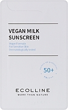 Парфумерія, косметика Веганське сонцезахисне молочко для обличчя й тіла - Vegan Milk Sunscreen 50+, PA++++ (пробник)