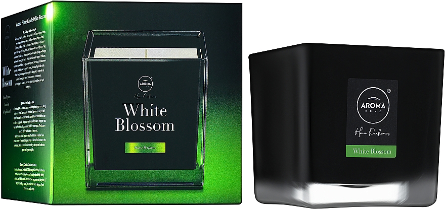 Aroma Home Black Series White Blossom - Ароматическая свеча — фото N2