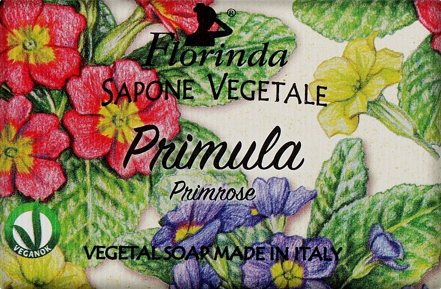 Мыло натуральное "Примула" - Florinda Primrose Vegetal Soap — фото N1