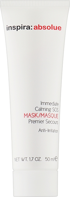 Успокаивающая SOS-маска для лица - Inspira:cosmetics Inspira:absolue Immediate Calming SOS Mask — фото N1