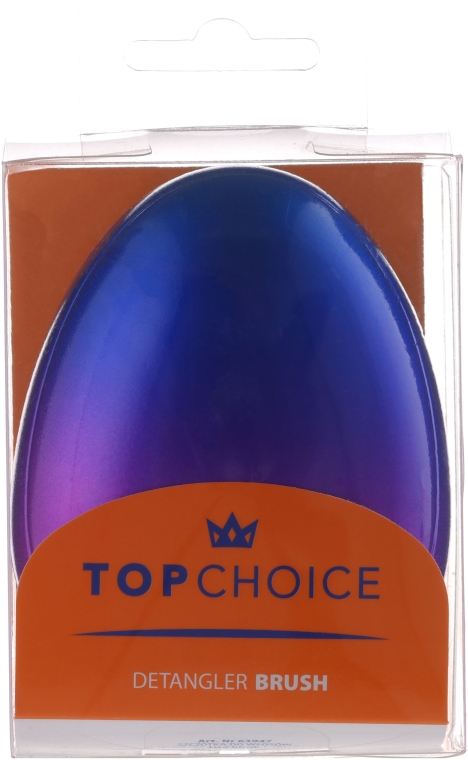 Щетка для волос, 63947, синяя с розовым - Top Choice Detangler — фото N1