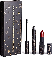 Парфумерія, косметика Набір - Inglot Wishes Makeup Set (mascara/7.5ml + lip/4,5g)