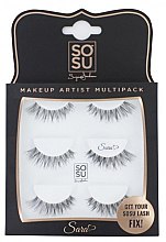 Парфумерія, косметика Набір накладних вій Sara - Sosu by SJ Makeup Artist Multipack Eyelashes