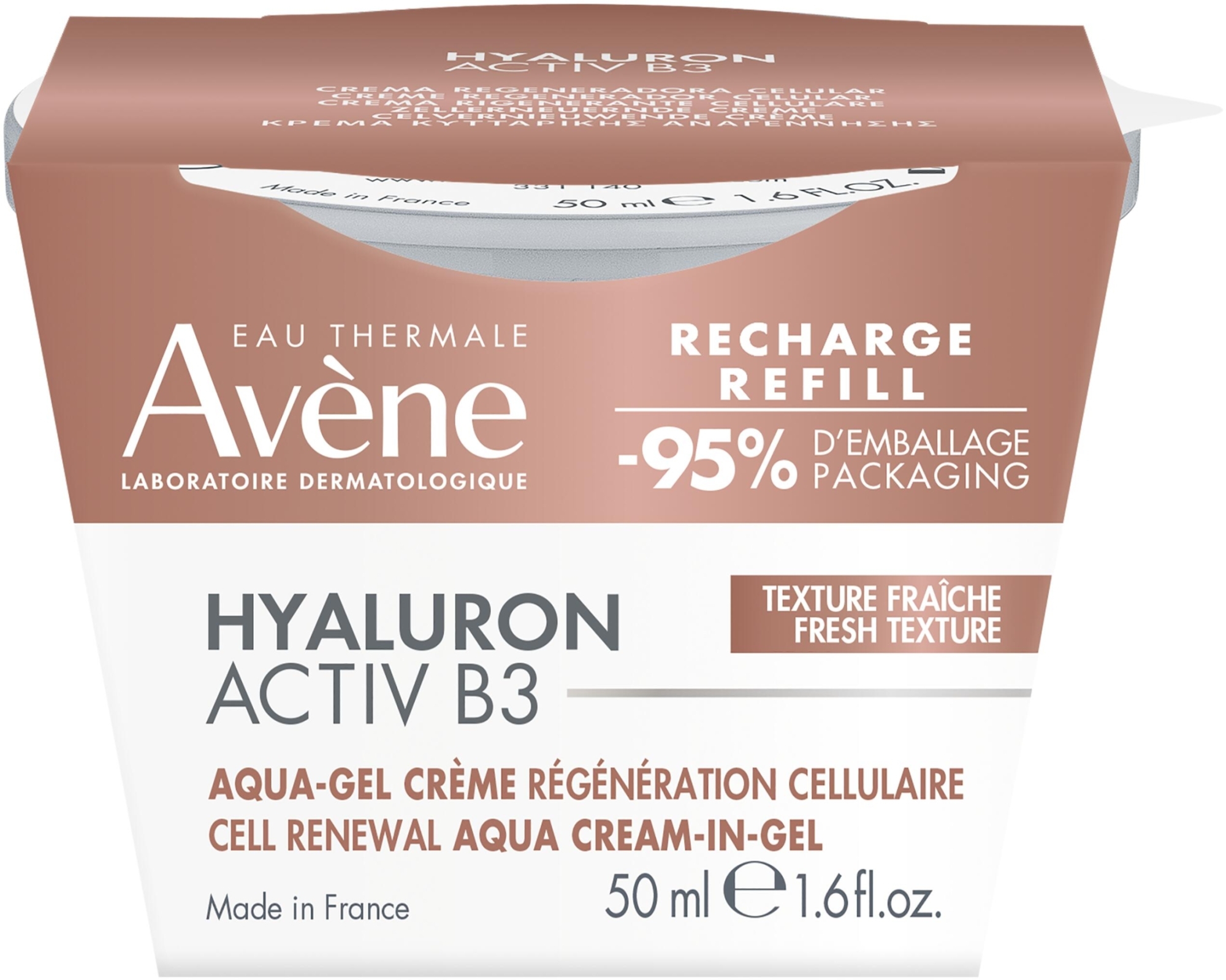 Аквагель-крем для лица - Avene Hyaluron Activ B3 Aqua Gel-Cream (сменный блок) — фото 50ml