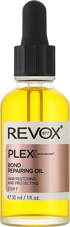Олія для відновлення і термозахисту волосся, крок 7 - Revox B77 Plex Bond Repairing Oil STEP 7 — фото N1