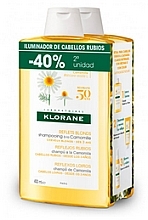 Набір - Klorane Softness All Hair Types Shielding Shampoo Almond — фото N1