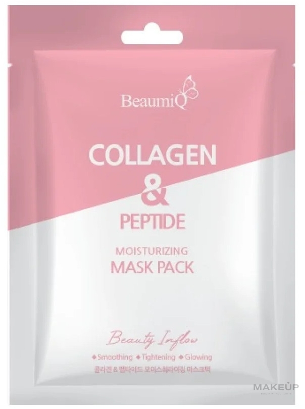 Маска для обличчя з колагеном - BeaumiQ Mask Pack Collagen & Peptide — фото 23ml