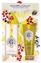 Духи, Парфюмерия, косметика Roger&Gallet Fleur D'Osmanthus Wellbeing - Набор (aroma/water/30ml + sh/gel/50ml)