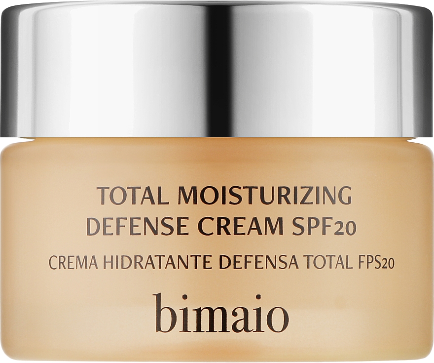 Увлажняющий крем для предотвращения старения SPF 20 - Bimaio Total Moisturizing Defense Cream