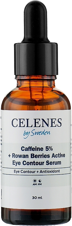 Сыворотка от отеков для зоны вокруг глаз - Celenes Caffeine 5 % — фото N1