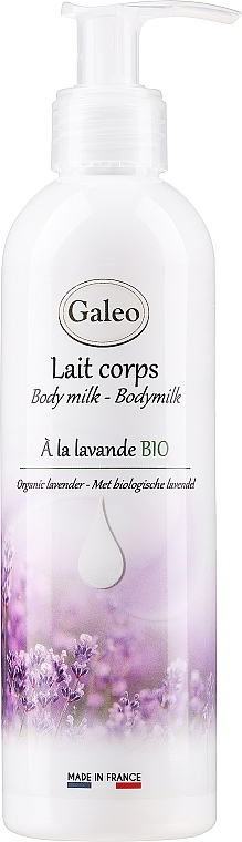 Молочко для тіла з лавандою - Galeo Organic Lavender Body Milk — фото N1