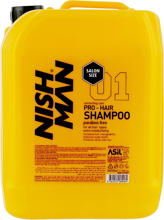 Шампунь для волосся - Nishman Pro-Hair Shampoo — фото N3
