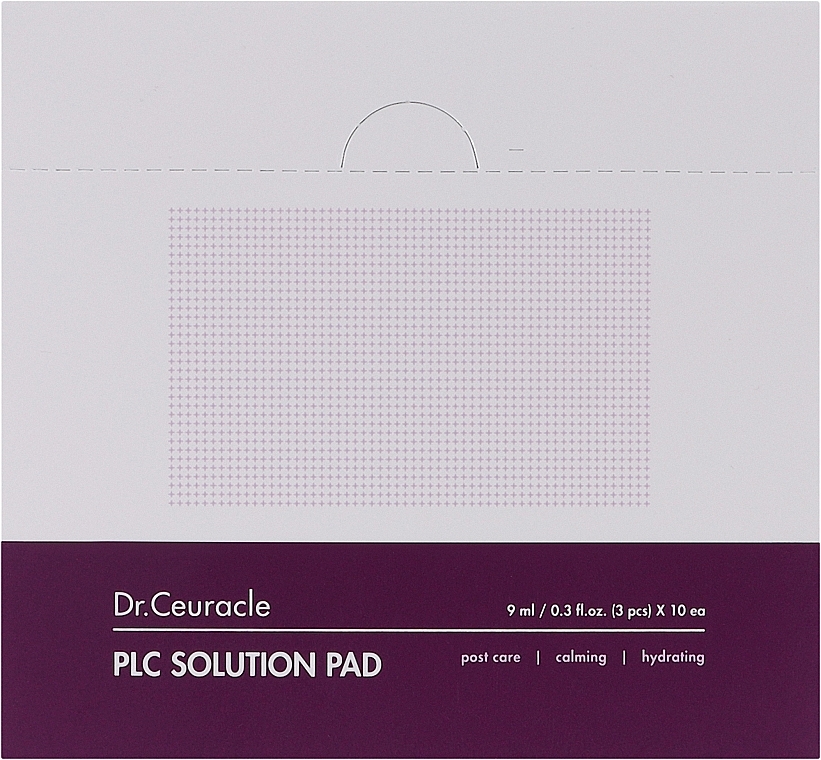Зволожувальні педи для обличчя - Dr. Ceuracle PLC Solution Pad — фото N1