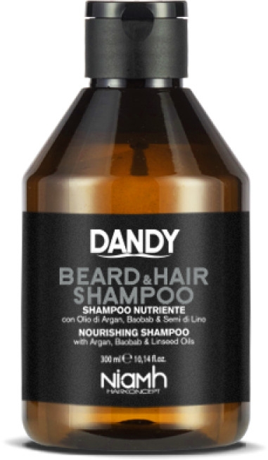 Шампунь для волосся та бороди - Niamh Hairconcept Dandy Beard & Hair Shampoo — фото N1