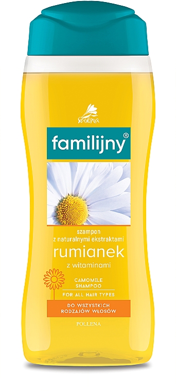 Шампунь для нормального волосся - Pollena Savona Familijny Camomile & Vitamins Shampoo — фото N1