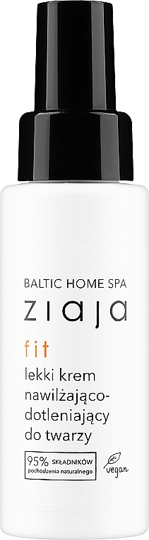 Легкий увлажняющий и насыщающий кислородом крем для лица - Ziaja Baltic Home Spa Light Face Cream Moisturising Oxygenating