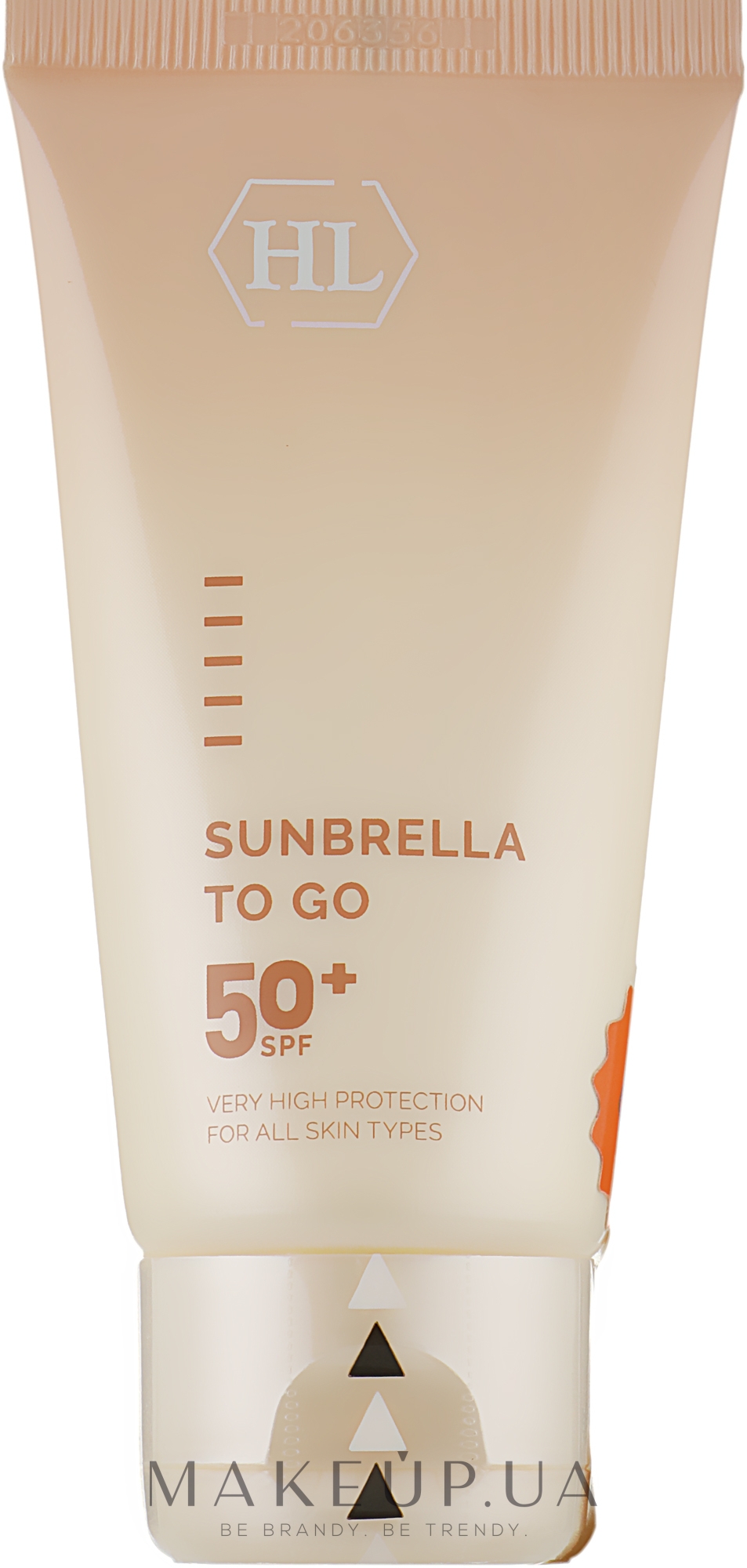 Сонцезахисний крем SPF 50+ - Holy Land Cosmetics Sunbrella To Go SPF 50+ — фото 50ml