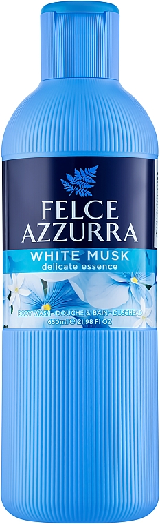 Гель для душа "Белый мускус" - Felce Azzurra Shower Gel And Bath Foam — фото N1