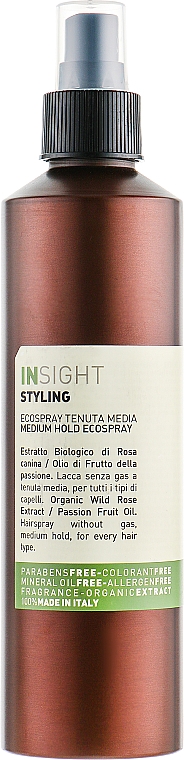 Лак для волосся - Insight Styling Medium Hold Ecospray — фото N1