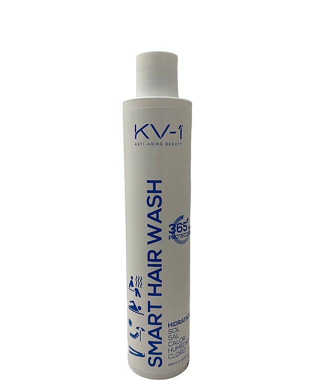 Крем-кондиционер для волос с кератином и коллагеном - KV-1 365+ Smart Hair Wash Hidratador  — фото N1