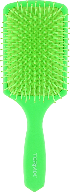 Масажна щітка для волосся, зелена - Termix Colors Fluor Limited Edition — фото N1