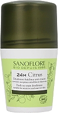 Духи, Парфюмерия, косметика Шариковый дезодорант "Цитрус" - Sanoflore Citrus 24h Roll-On Deodorant