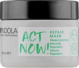 Парфумерія, косметика Маска відновлювальна для пошкодженого волосся - Indola Act Now! Repair Mask