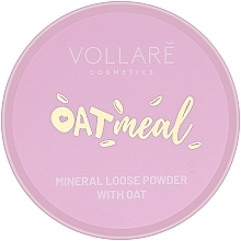 Пудра "Вівсяна" розсипчаста - Vollare Oat Meal Mineral Loose Powder With Oat — фото N1