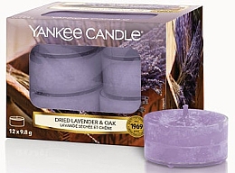 Духи, Парфюмерия, косметика Чайные свечи - Yankee Candle Classic Tea Light Dried Lavender & Oak