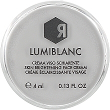 Парфумерія, косметика РОЗПРОДАЖ Освітлювальний крем для обличчя - Rhea Cosmetics LumiBlanc Cream (пробник) *