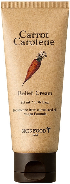 Крем для лица с морковью и каротином - Skinfood Carrot Carotene Relief Cream (в тубе) — фото N1