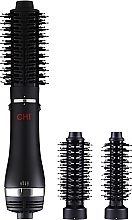Парфумерія, косметика Фен-щітка для укладання і завивання волосся - CHI Volumizer 4-in-1 Blowout Brush Ceramic Technology Black