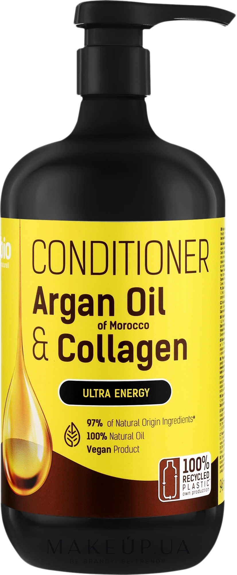 Кондиціонер для волосся "Ультраенергія" - Bio Naturell Argan Oil of Morocco & Collagen Conditioner — фото 946ml
