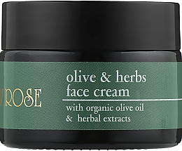 Крем для лица с оливковым маслом - Yellow Rose Olive & Herbs Face Cream — фото N1