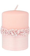 Парфумерія, косметика Декоративна свічка "Белла", 7х10 см, рожева - Artman Bella