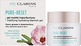 Гель для обличчя - Clarins My Clarins Pure-Reset Matifying Hydrating Blemish Gel — фото N2