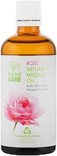 Масло для массажа "Роза" - Bulgarian Rose Herbal Care — фото N1