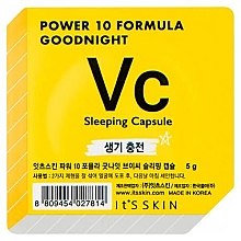 Духи, Парфюмерия, косметика Ночная маска-капсула тонизирующая - It's Skin Power 10 Formula Goodnight Sleeping Capsule VC