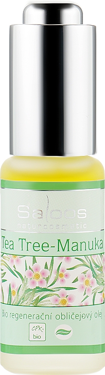 Регенерувальна олія для обличчя "Чайне дерево і манука" - Saloos