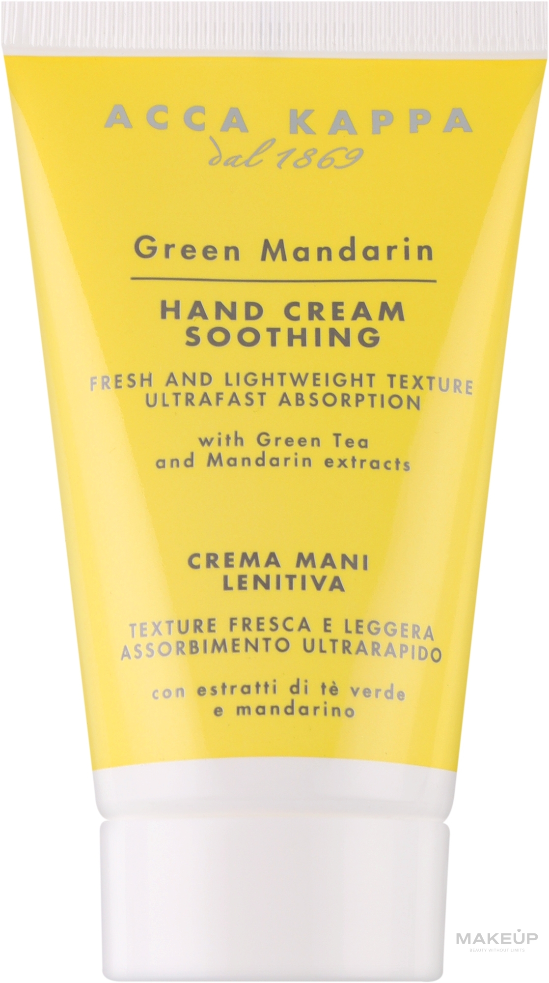 Крем для рук - Acca Kappa Green Mandarin Hand Cream — фото 75ml