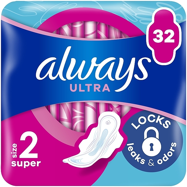 Гігієнічні прокладки, 32 шт. - Always Ultra Super Plus — фото N1