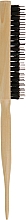Расческа с натуральной щетиной кабана и нейлоновой булавкой - Vero Professional — фото N3