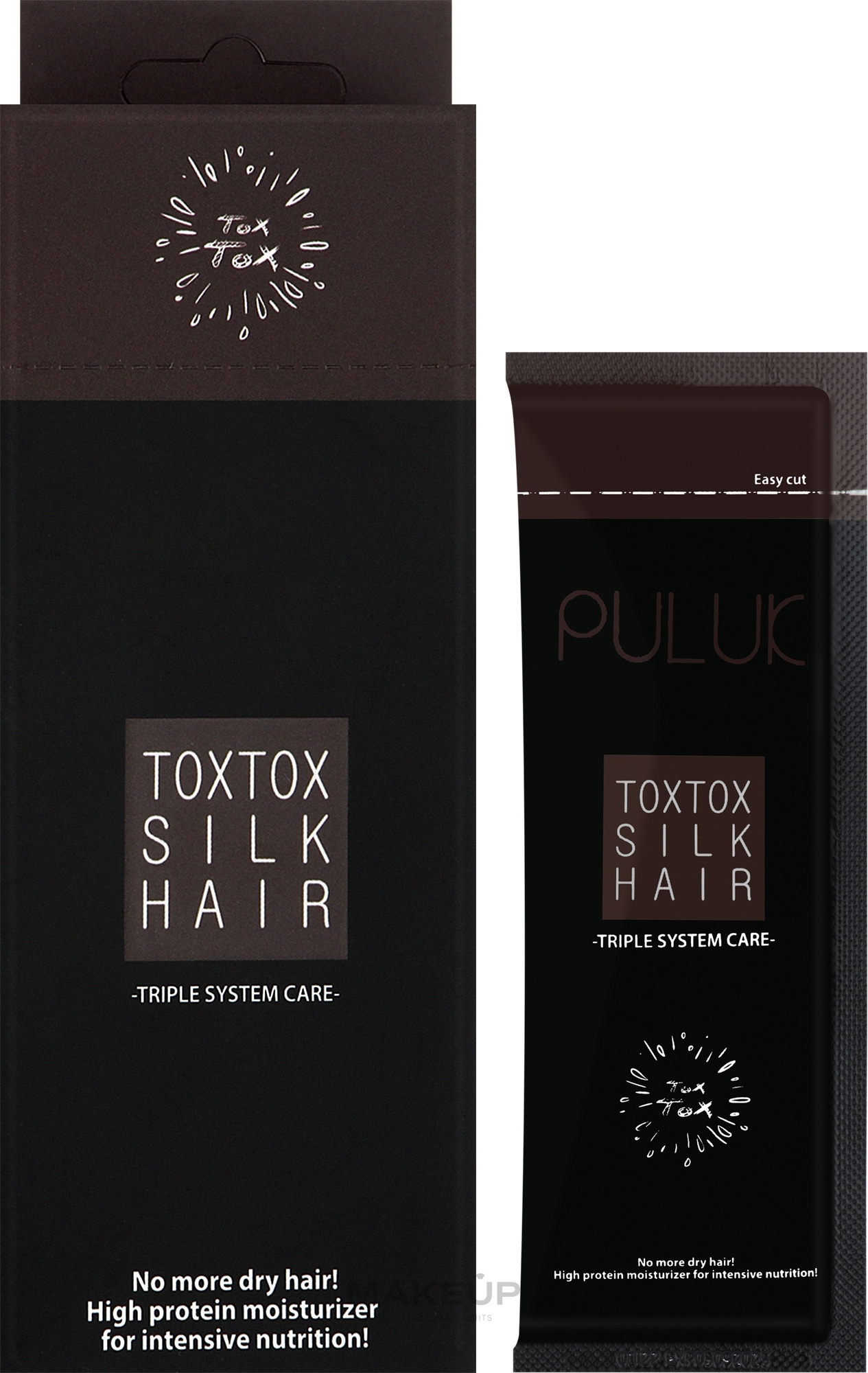 Маска для волос - Puluk Toxtox Silk Hair — фото 10x10ml