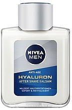 Антивозрастной бальзам после бритья с гиалуроновой кислотой - NIVEA MEN Anti-Age Hyaluronic After Shave Balm — фото N1