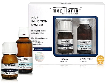 Комплекс для замедления роста волос после эпиляции - Mepilarin Hair Inhibition System — фото N1