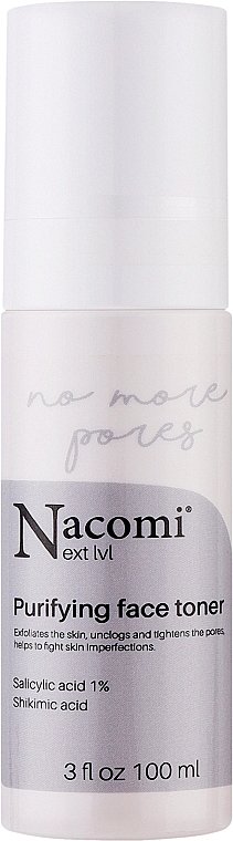 Тонік для очищення пор - Nacomi Next Level Purifying Face Toner