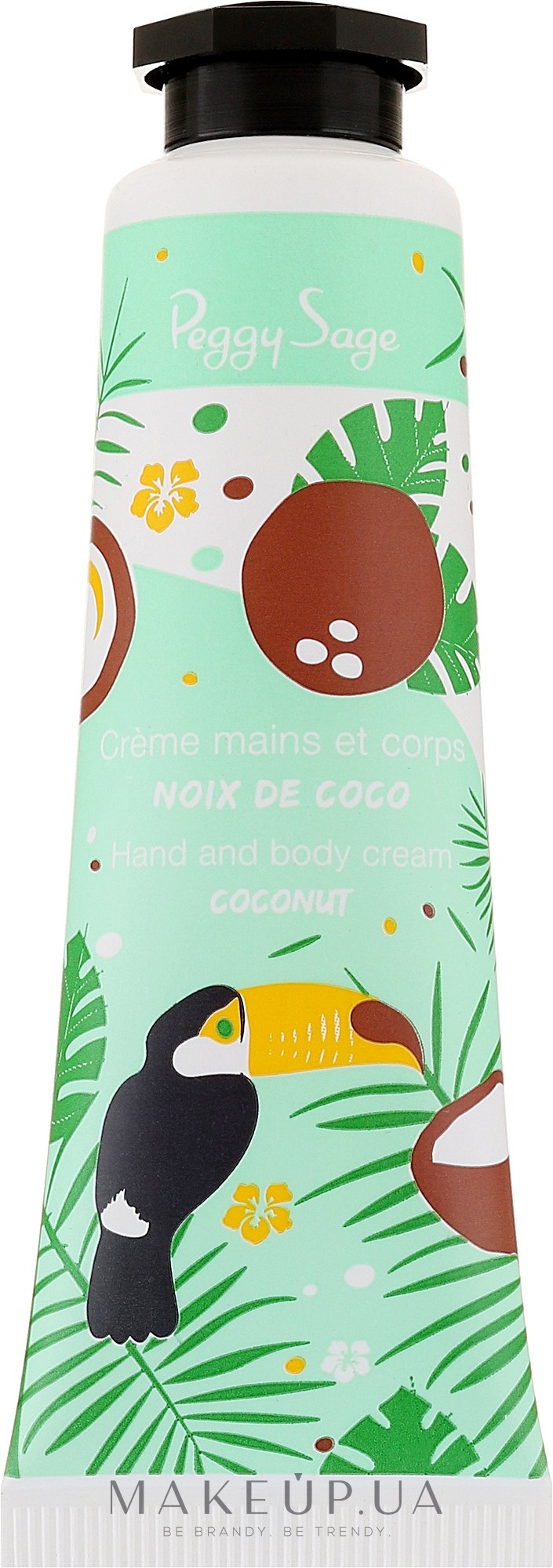 Крем для рук и тела "Кокос" - Peggy Sage Coconut Hand And Body Cream — фото 30ml