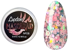 Парфумерія, косметика Глітерний гель для нігтів - Luxton Mascarad Glitter Gel